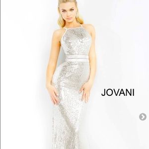 Jovani Silver&Gold Prom Dress